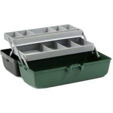 Ящик Nautilus 118-2 Tackle Box 2-tray Green-Grey