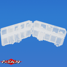 Арт.UABM-013 Коробка рыболова "Mikado" ( 16,2 х 9,6 х 4,2 см ) (UABM-013)