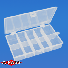 Арт.UABM-020 Коробка рыболова "Mikado" ( 18,0 х 10,9 х 3,0 см ) (ABM-020)