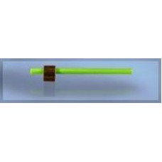 Сторожок для блеснения зеленый 6см силикон d-3/2 мм (упак. 5шт) Левша-НН