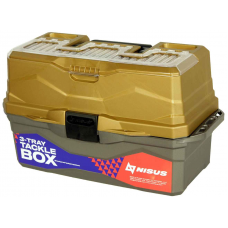 Ящик для снастей Tackle Box трехполочный NISUS золотой