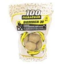 Прикормка 100 поклевок Bomber-30 Универсальные